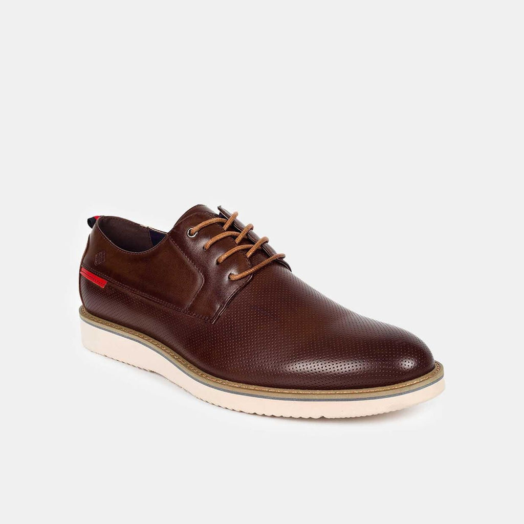Chaussure homme classique  et élégante cuir  marron
