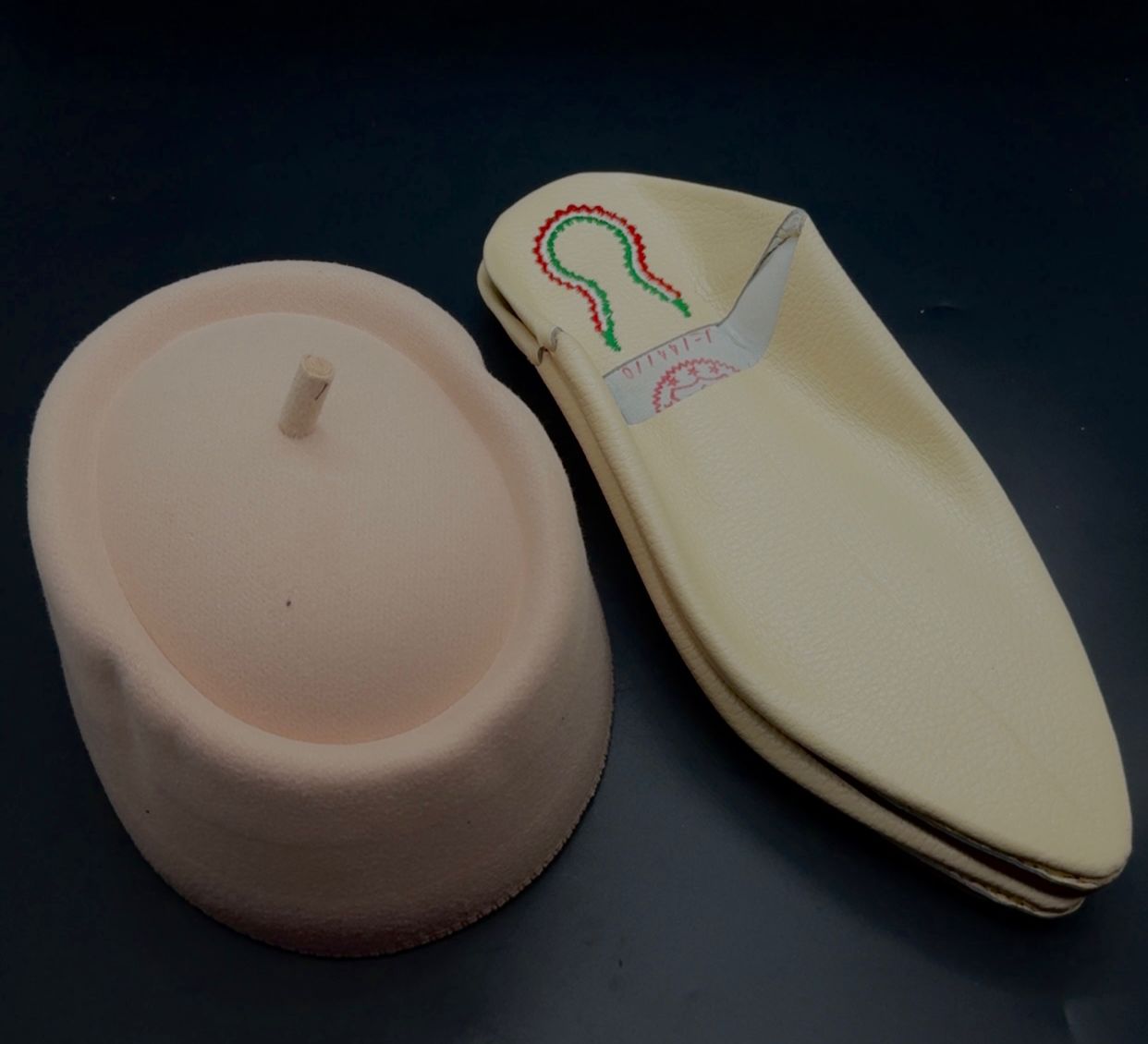 Ensemble babouche plus bonnet