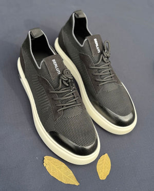 Baskets Homme Élégantes & Confortables – Style Moderne gris foncé