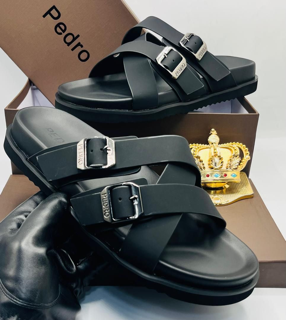 SANDALE CONFORTABLE NOIR