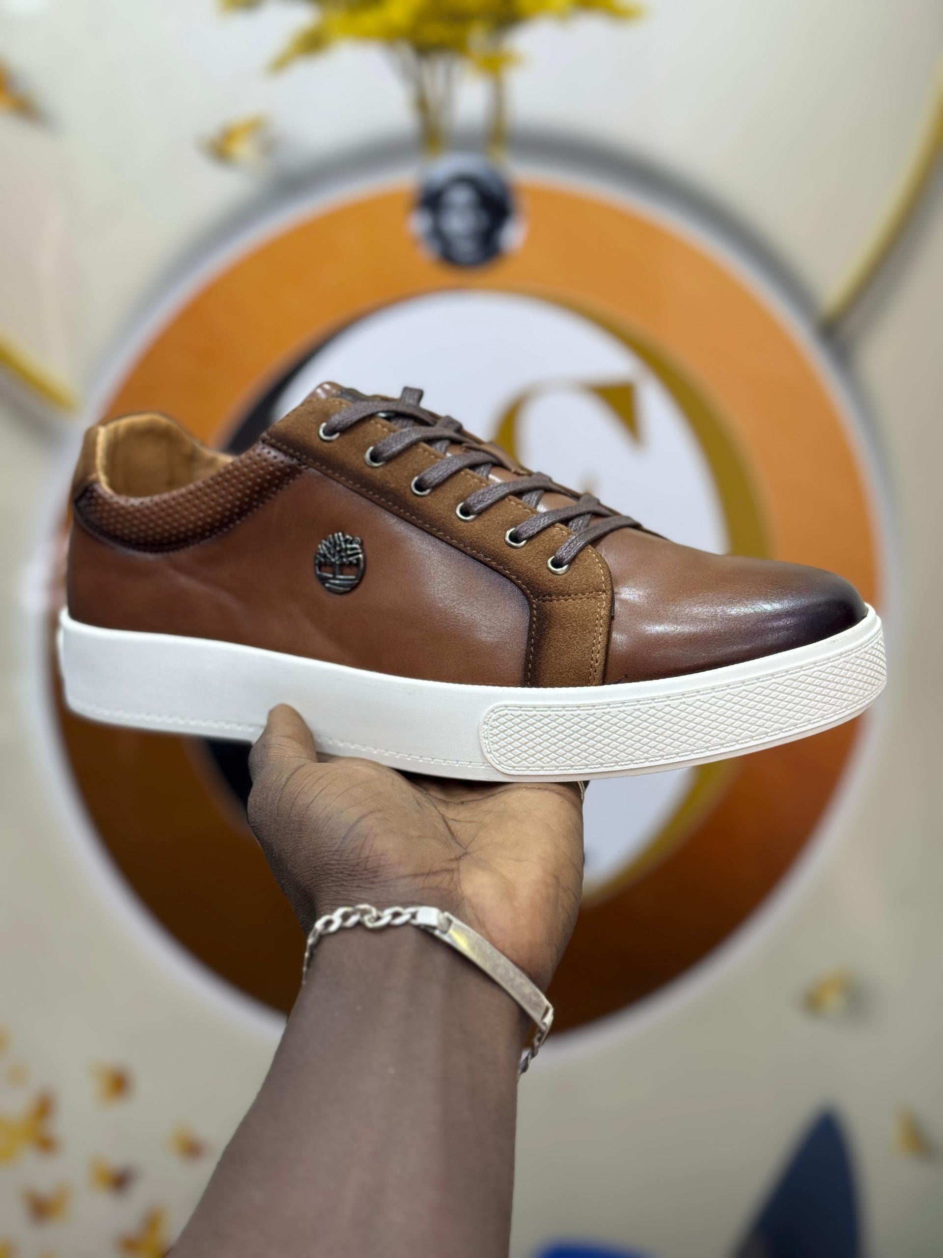 chaussure basket MARRON