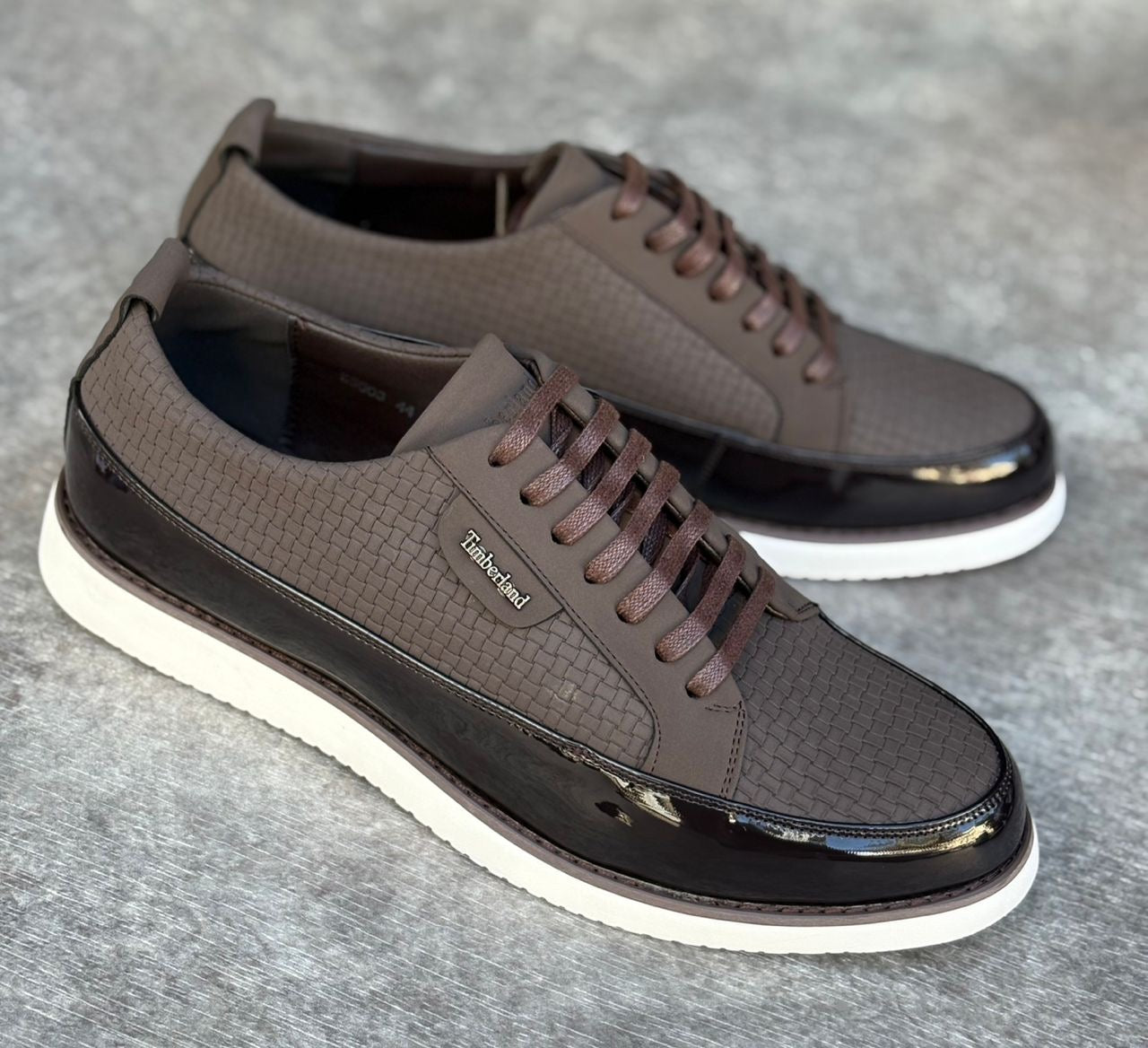 chaussure basket marron