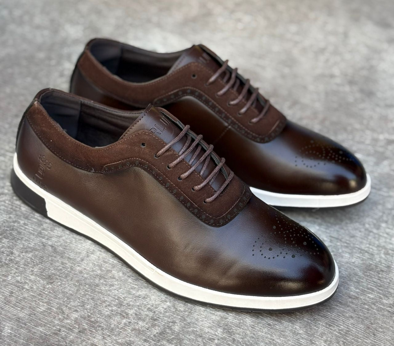 chaussure de ville en marron