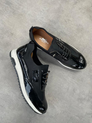 Baskets Homme Élégantes & Confortables – Style Moderne Noir