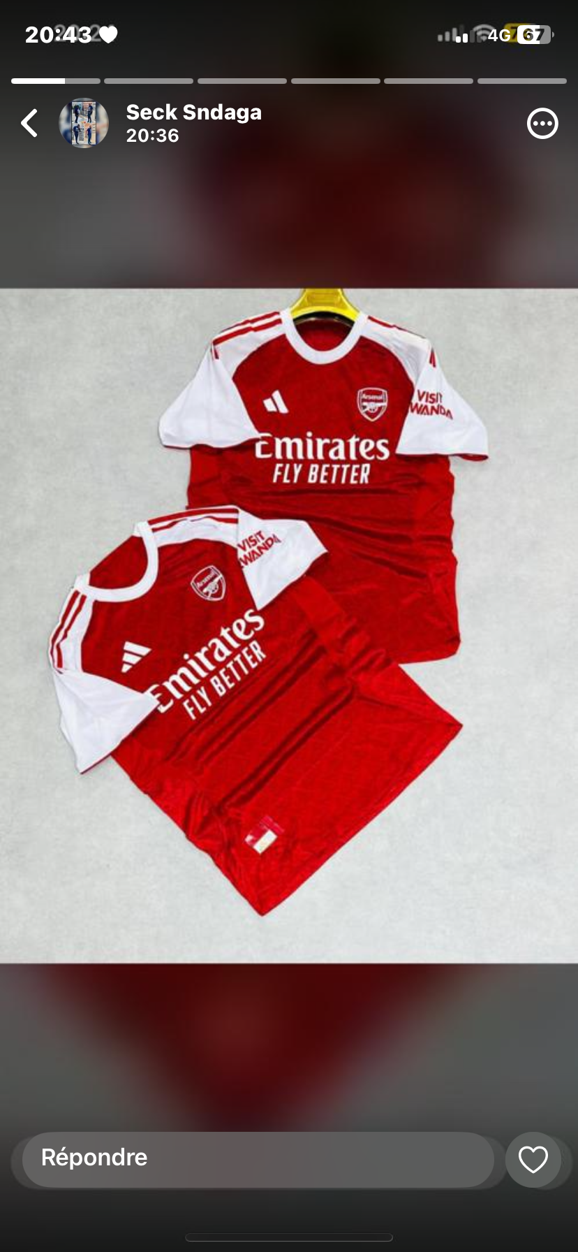 Maillot sportifs