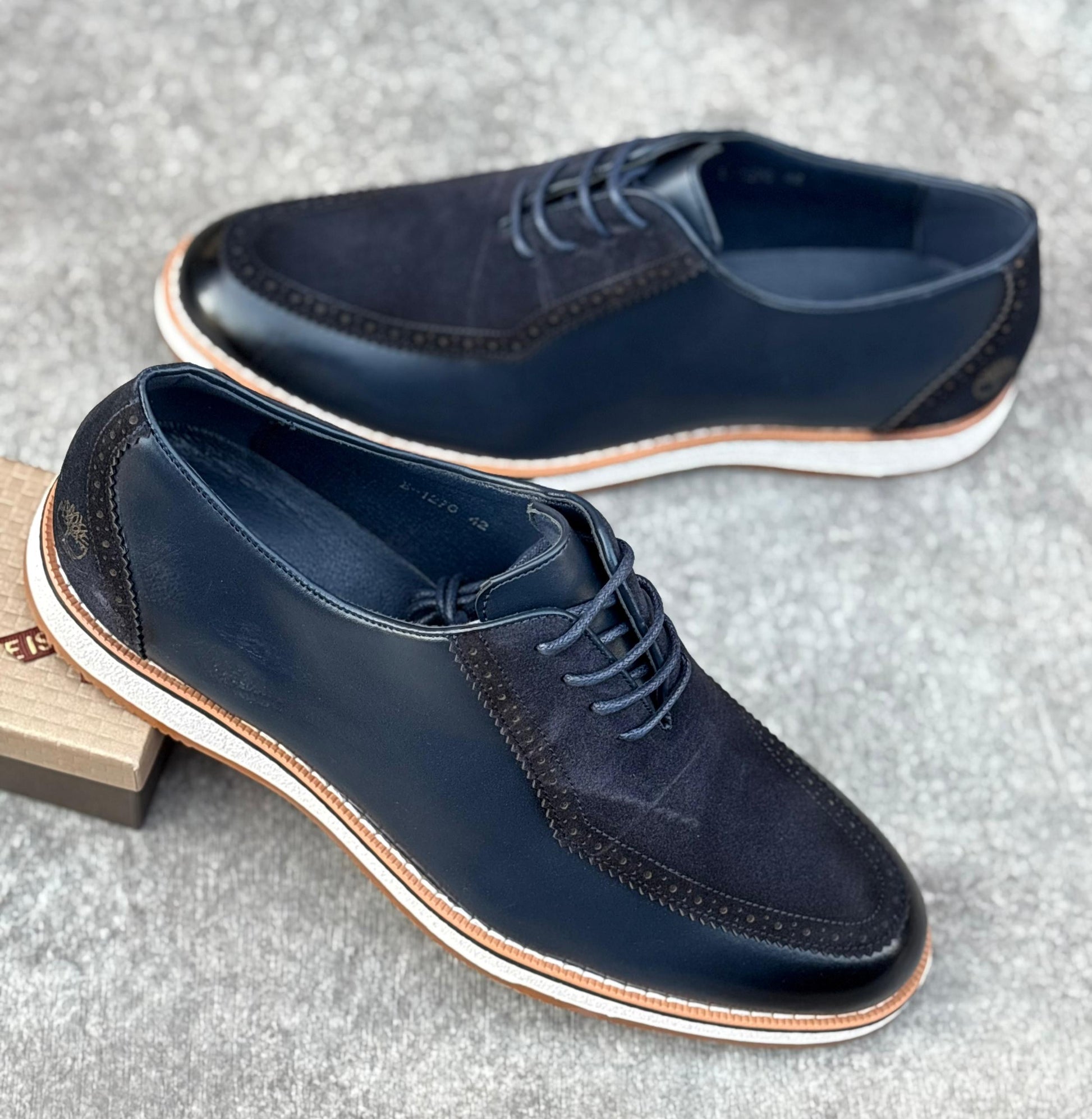 CHAUSSURE DE VILLE  N2 bleu de nuit